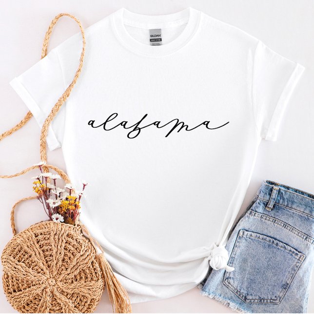 Alabama Script State Women's T-Shirt (Skapare uppladdad)