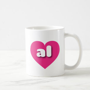 Alabama shock rosa hjärta - I kärlek al Kaffemugg
