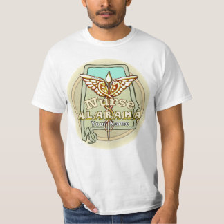 Alabama Sjuksköterska Caduceus T Shirt