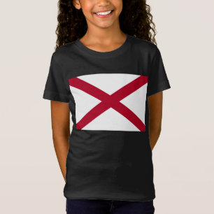Alabama: St Andrew Crimson Korsflagga T Shirt