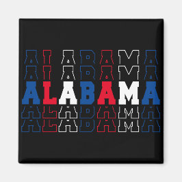 Alabama Stacks Ord Art Magnet