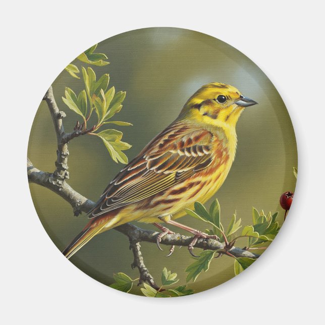 Alabama State Bird Yellowhammer Magnet (Framsidan)