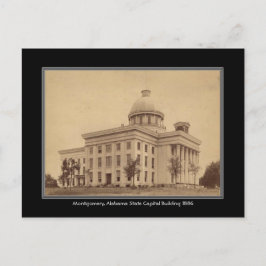 Alabama State Capital Byggande Montgomery Post Vykort