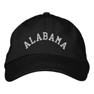 Alabama State Embroized Broderad Keps