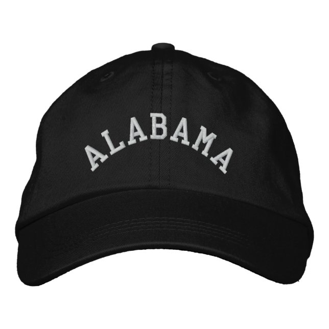 Alabama State Embroized Broderad Keps (Framsida)