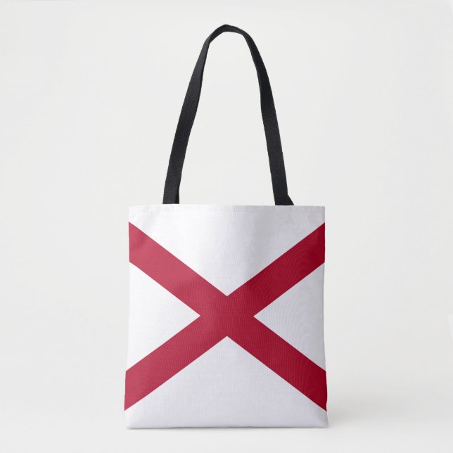 Alabama State Flag Totebag Tygkasse (Framsida)