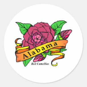 Alabama State Flower Runt Klistermärke
