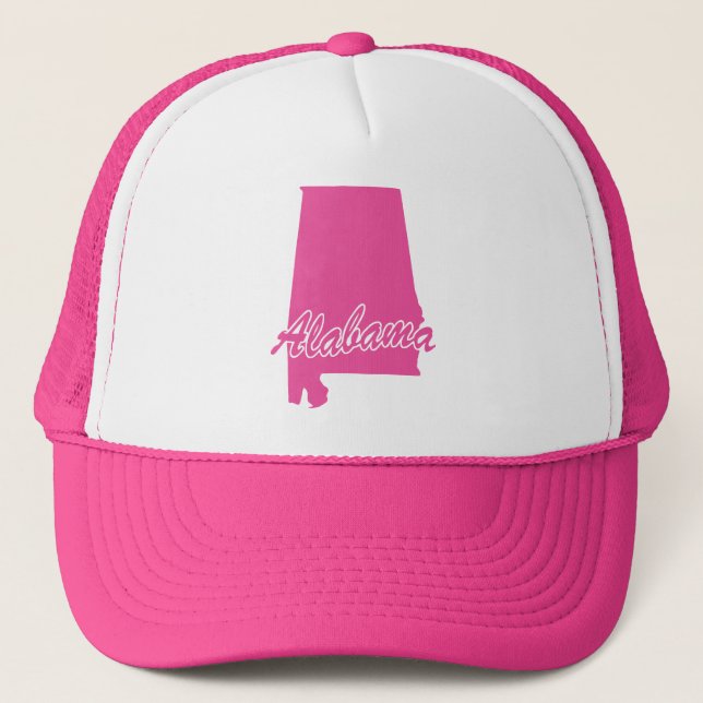 Alabama State Form Trucker Hatt Keps (Framsida)