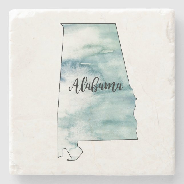 Alabama State Illustration-kontur Stenunderlägg (Framsidan)