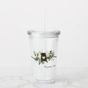 Alabama State Personlig Ditt Hem Stad Rustik Take Away Mugg