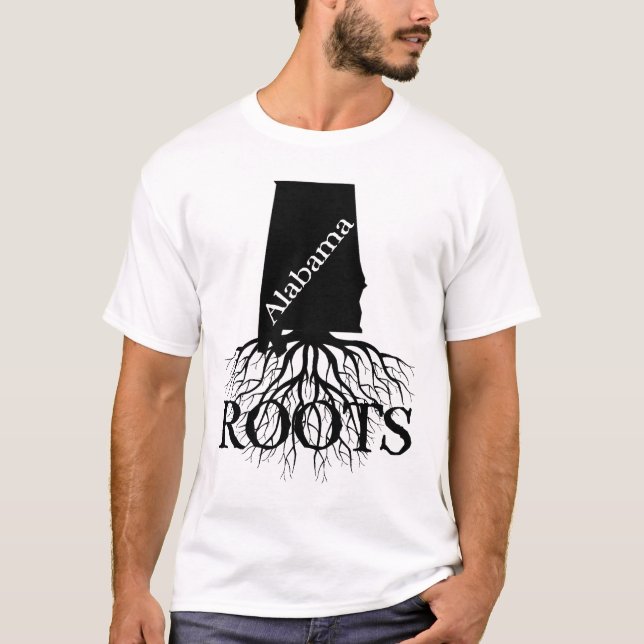 Alabama State Roots Women's eller Manar Shirt T-shirt (Framsida)