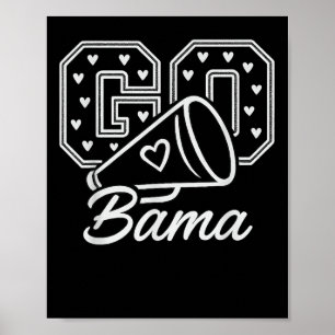 Alabama State Vintage Älskare Män Kvinnor & Ba Poster