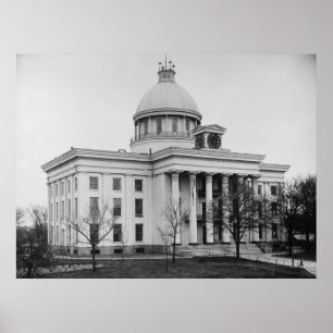 Alabama-staten Huvudstad Poster