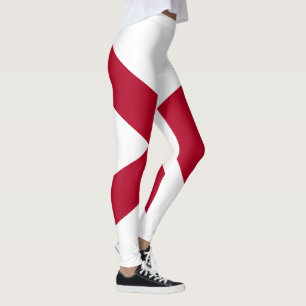 Alabama Statens Flagga Leggings