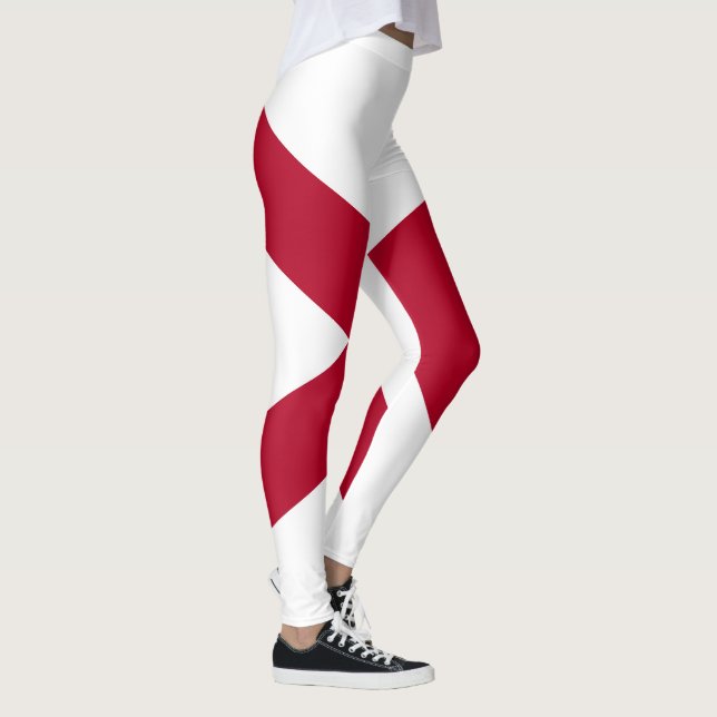 Alabama Statens Flagga Leggings (Höger)