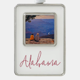 Alabama Statens Resa Souvenir Gåva Julgransprydnad