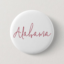 Alabama Statens Resa Souvenir Gåva Knapp
