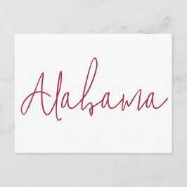 Alabama Statens Resa Souvenir Gåva Vykort