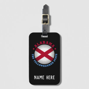 ALABAMA STATLIG FLAGGA BAGAGEBRICKA