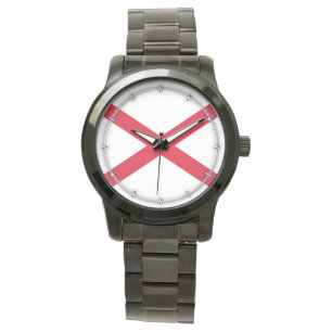 Alabama Statlig flagga Design Armbandsur