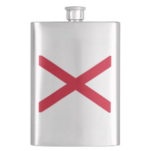 Alabama Statlig flagga Design Fickplunta