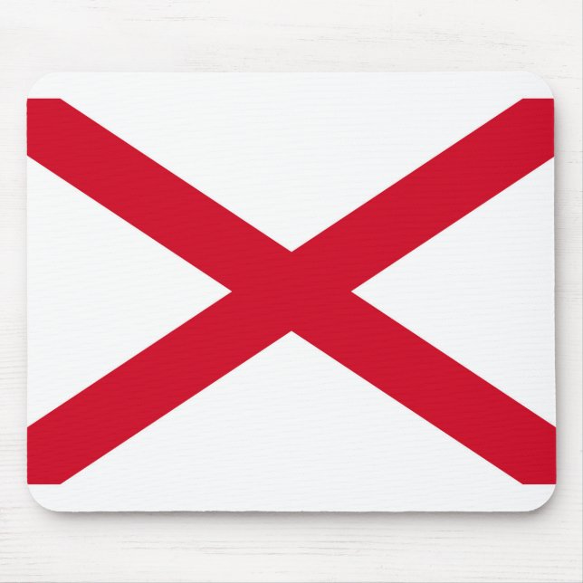 Alabama Statlig flagga Design Musmatta (Framsidan)