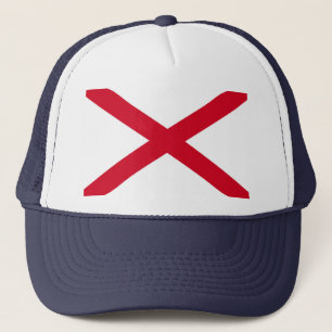 Alabama Statlig flagga Design Truckerkeps