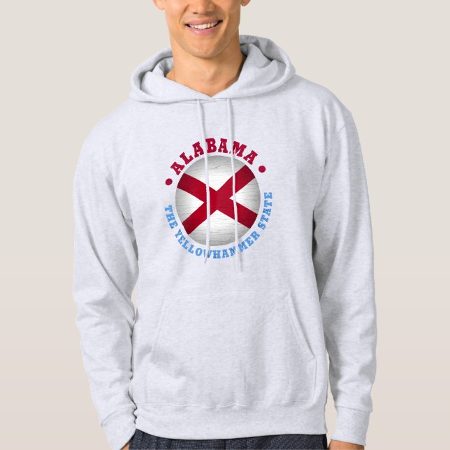 ALABAMA STATLIG FLAGGA HOODIE (Framsida)