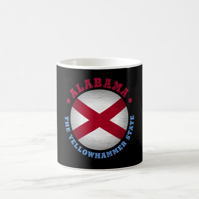 ALABAMA STATLIG FLAGGA KAFFEMUGG (Center)