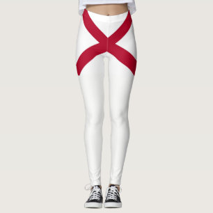 Alabama Statlig flagga Leggings
