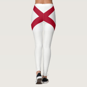 Alabama Statlig flagga Leggings