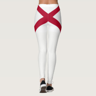 Alabama statlig flagga leggings