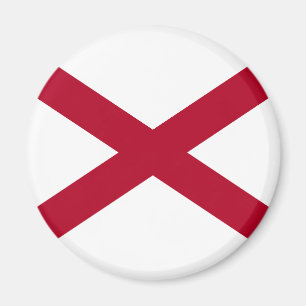 Alabama Statlig flagga Magnet