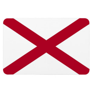 Alabama Statlig flagga Magnet