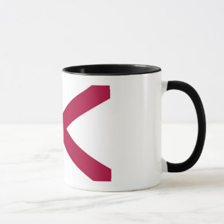 Alabama statlig flagga mugg