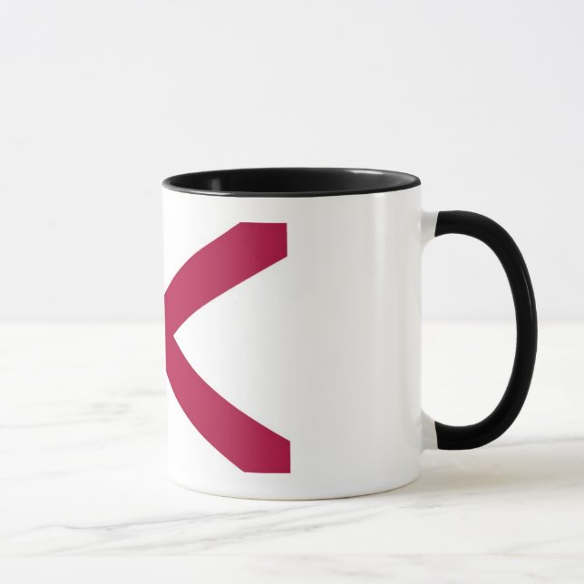 Alabama statlig flagga mugg (Höger)