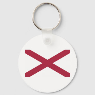 Alabama statlig flagga nyckelring