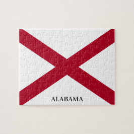ALABAMA STATLIG FLAGGA PUSSEL