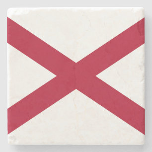 Alabama Statlig flagga Stenunderlägg