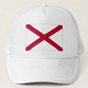 Alabama Statlig flagga Truckerkeps