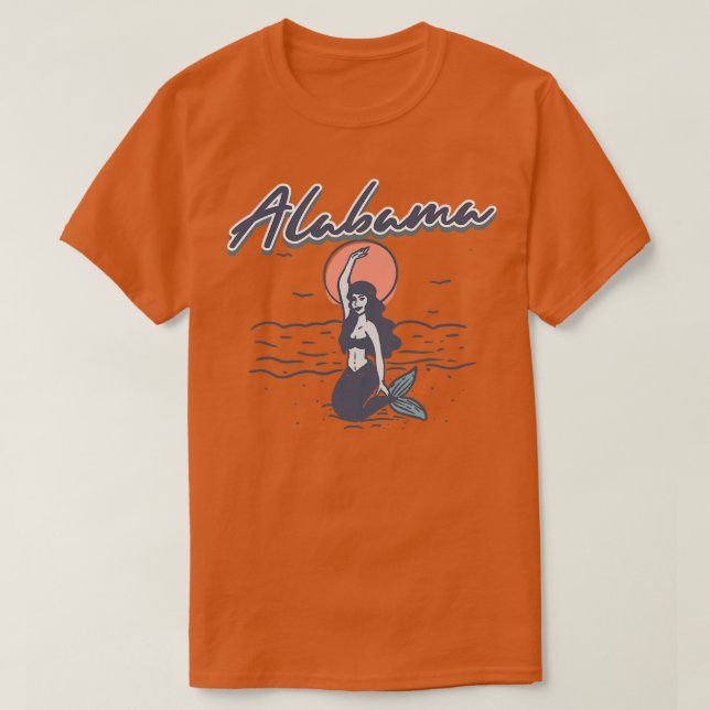 Alabama Summer TShirt T Shirt (Design framsida)