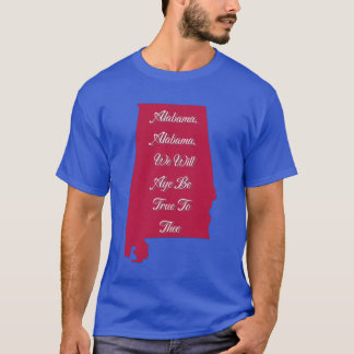 Alabama symboler klistermärke paket t shirt