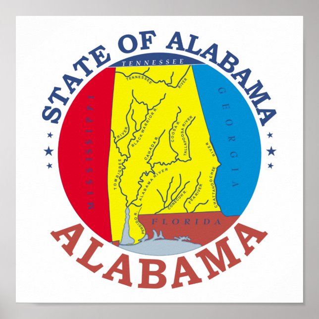 Alabama-tecken Poster (Framsidan)