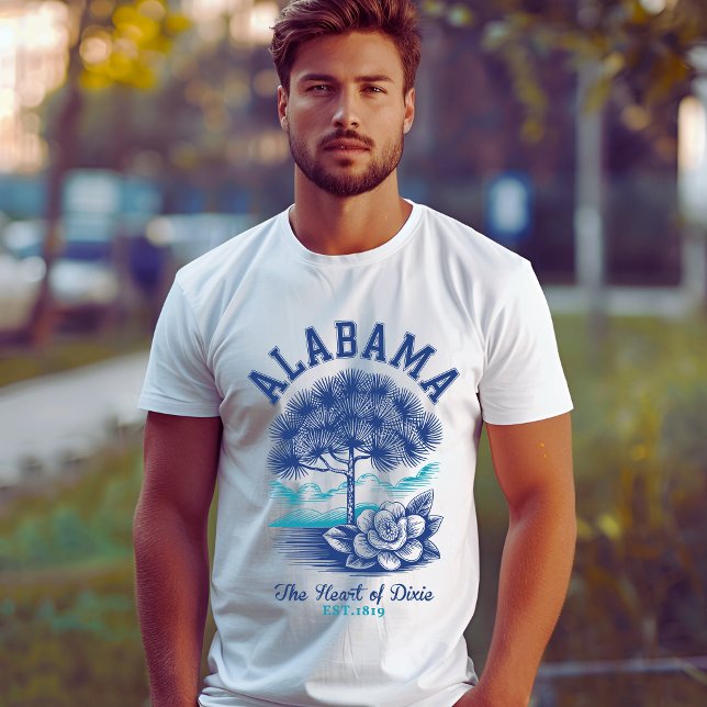 Alabama “The Heart of Dixie” Camellia Flower  T Shirt (Skapare uppladdad)