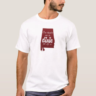 Alabama tornadolättnad - hjärtor med Dixie Tee