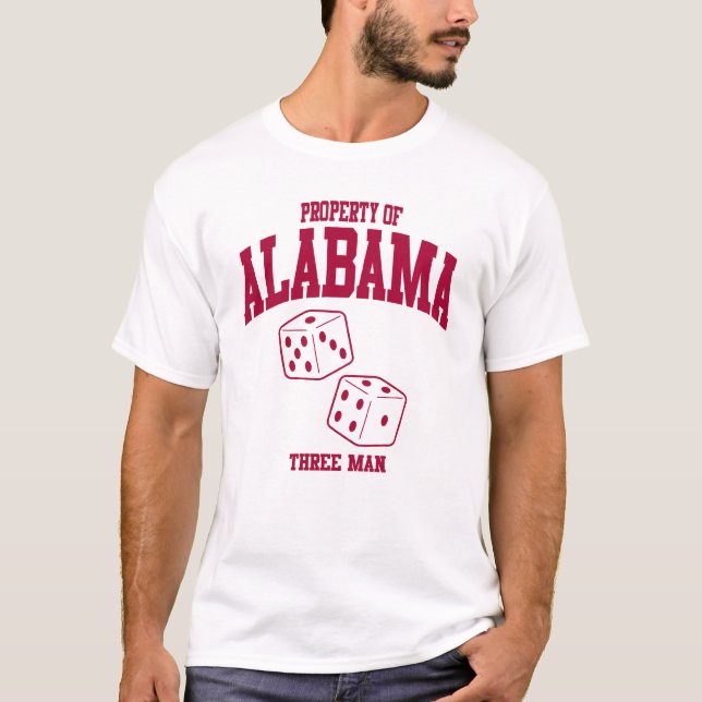 Alabama tre man tröja (Framsida)
