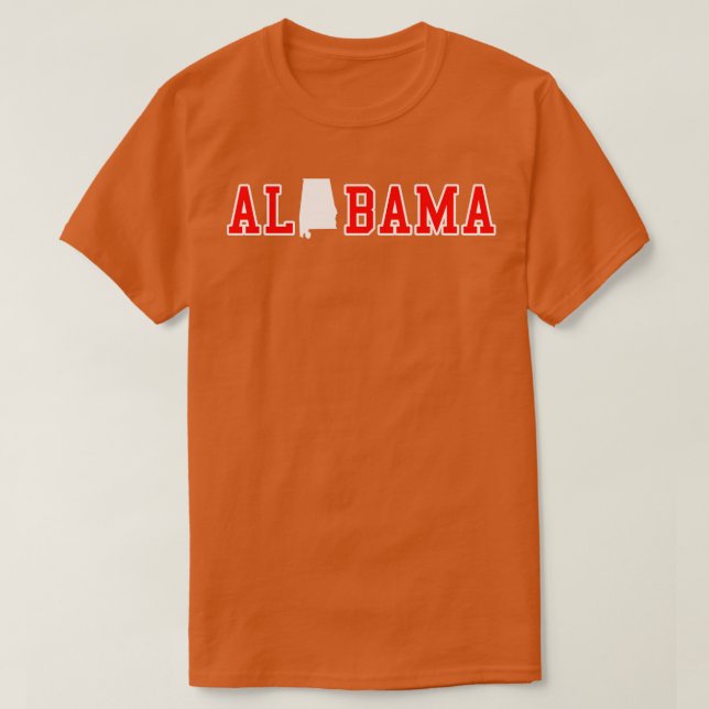 Alabama TShirt 8 T Shirt (Design framsida)