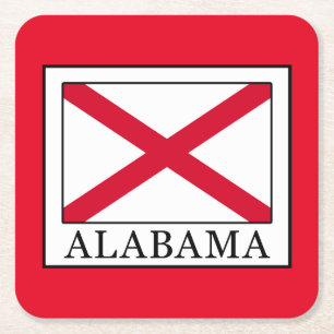 Alabama Underlägg Papper Kvadrat
