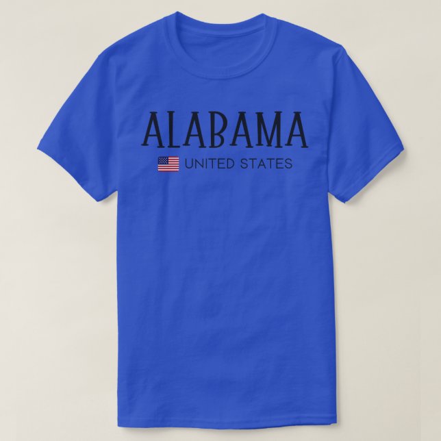 Alabama United Stater TShirt T Shirt (Design framsida)