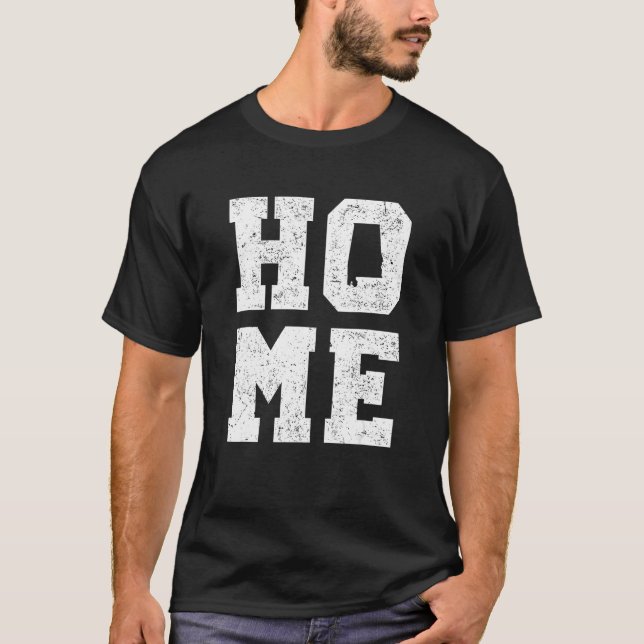 Alabama USA State Map Home Pride T Shirt (Framsida)